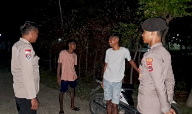 Patroli KRYD Untuk Cegah Aksi Premanisme Diwilayah Hukum  Polsek Rote Barat Daya