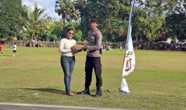 Iptu Parwata : Pengamanan Kegiatan Masyarakat  Dan Berbagi Doorprize  Untuk Jalin Kemitraan Dengan Masyarakat