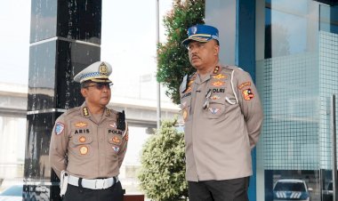 Kakorlantas Pantau Kondisi Lalin Tol Trans Jawa di Masa Long Weekend