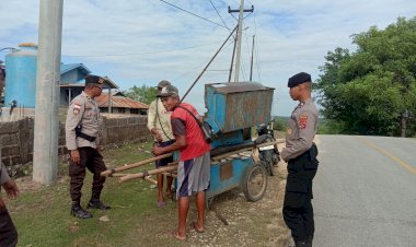 Kapolsek Rote Tengah : Upaya Edukasi Kamtibmas Dan Pencegahan Premanisme Untuk Jamin Kenyamanan Masyarakat Rote Tengah