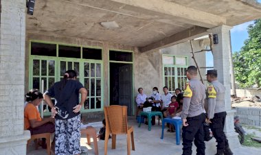 Patroli Preventif Polsek Rote Barat Untuk Jamin Keamanan Masyarakat Kecamatan Rote Barat