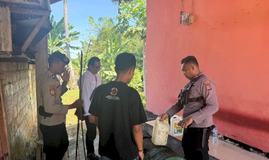 Hari Pertama Operasi Pekat Turangga 2025 , Polres Rote Ndao Berhasil Mengamankan 10 Liter Miras
