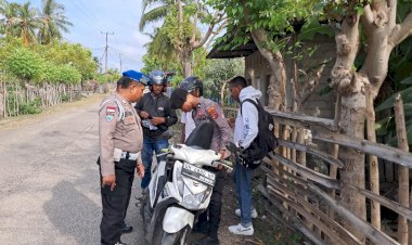 Operasi Pekat Turangga 2025, Polsek Rote Barat Daya Lakukan Pencegahan Aksi Premanisme