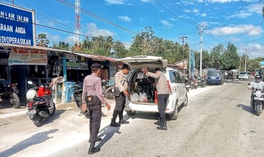 Kapolsek Rote Barat Laut : Operasi Pekat Turangga 2025, Sasaran Pencegahan Miras Dan Sajam Pada Pasar Busalangga
