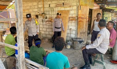 Kapolsek Rote Tengah : Pencegahan Gangguan Kamtibmas Melalui Upaya Preventif, Terus Ditingkatkan Personel Polsek Rote Tengah