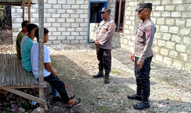 Polsek Rote Barat Daya Maksimalkan Patroli Dialogis, Wujudkan Kamtibmas Kondusif