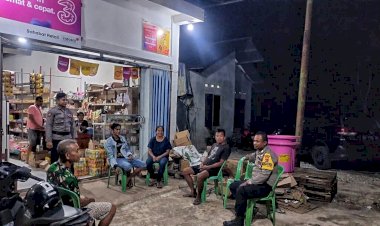 Kapolsek Rote Selatan : Patroli Malam Dan Edukasi Pembinaan Kamtibmas  Tingkatkan Kenyaman Warga