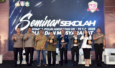 Seminar 'Polisi dan Masyarakat' Sespimma Lemdiklat Polri Angkatan 73 Raih Rekor MURI