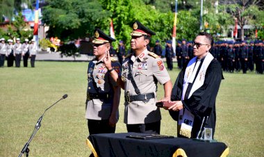 Kapolda NTT Pimpin Sertijab Wakapolda, Brigjen Baskoro Resmi Gantikan Brigjen Awi