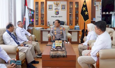 Hari Pertama Menjabat, Sestama BPOM RI Menjadi Tamu Perdana Kapolda NTT