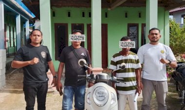 Tidak Sampai 24 Jam, Personel Sat Reskrim Polres Rote Ndao Berhasil Mengamankan Dua Terduga Pencuri Motor