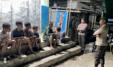 Patroli Dialogis Personel Polsek Rote Tengah Ciptakan Kamtibmas Tetap Kondusif