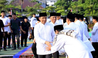 Gelar Salat Idul Adha, Jajaran Polri Tingkatkan Kepedulian Demi Persatuan