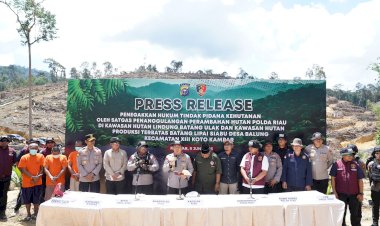 Tindak Tegas Perusakan Hutan, Polda Riau Tegaskan Komitmen Green Policing