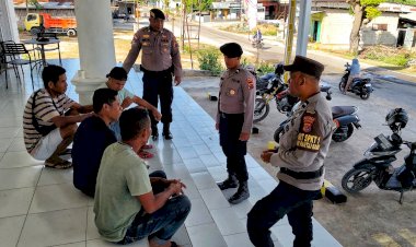 Patroli Dialogis Personel Polsek Pantaibaru, Upaya Untuk Ciptakan Kamtibmas Tetap Kondusif