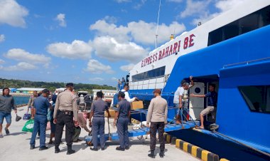 Polsek Lobalain Lakukan Pengamanan Pada Pelabuhan Baa Untuk Jamin Keamanan Warga