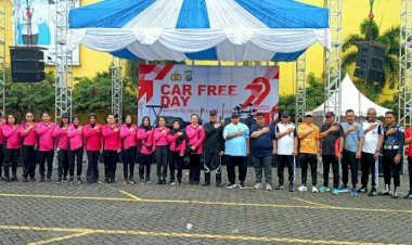 Car Free Day Sambut Hari Bhayangkara ke-79, Polda Sulut Gelar Bakti Kesehatan hingga Dapur Umum