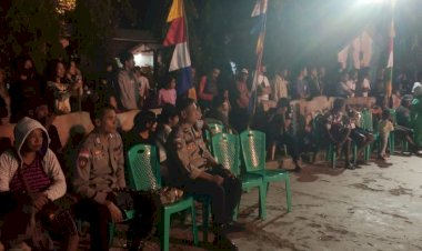 Kapolsek Lobalain : Personel Polsek Lobalain Lakukan Pengamanan Pertandingan Futsal, Hingga Kini Masih Berjalan Aman