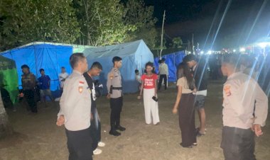 Patroli KRYD Dan Sosialisasi Pencegahan Aksi Kriminalitas Oleh Personel Polsek Rote Barat Daya