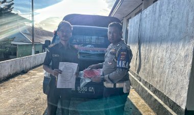 Kasus Laka Lantas Di Desa Oelunggu P21, Penyidik Serahkan Barang Bukti Dan TSK Ke JPU