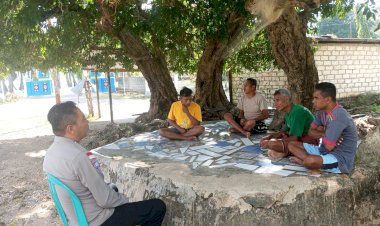 Kegiatan Preemtif Bhabinkamtibmas Polsek Rote Barat Daya   Untuk Tingkatkan Kemitraan Dengan Warga Binaan