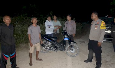 K2YD Polsek Rote Selatan Dimalam Hari Untuk Jamin Kenyamanan  Dan Cegah Potensi Aksi Kriminalitas