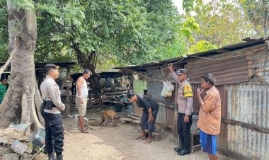 Kapolsek Rote Tengah : Polri Hadir Untuk Menjamin Keamanan Dan Kenyamanan Masyarakat Dalam Beraktifitas