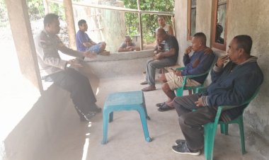 Bhabinkamtibmas Polsek Rote Selatan Lakukan Kegiatan Sambang Bersama Warga Binaan