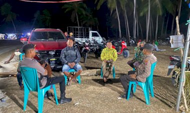 Personel Polsek Rote Barat Daya Lakukan Patroli Dan Pengamanan Pelaksanaan Jambore PAR