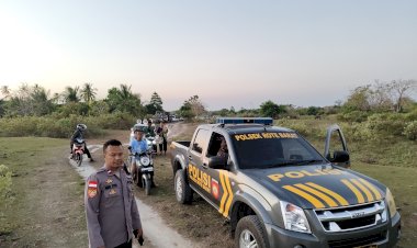 Polsek Rote Barat Laksanakan Pengawalan Kegiatan Ret Ret  Dari Kecamatan Loaholu  Menuju Rote Barat