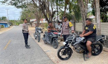 Edukasi Pembinaan Kamtibmas Polsek Rote Tengah Melalui Patroli Dialogis
