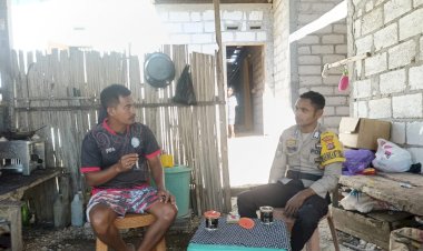 Kegiatan Sambang Bhabinkamtibmas Polsek RBL, Langkah Efektif  Jaga  Kenyamanan  Warga Binaan