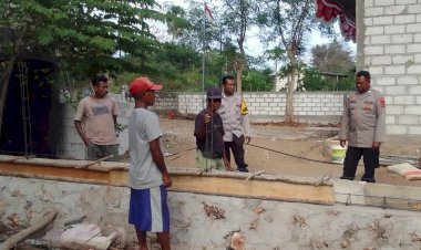 Kapolsek Rote Tengah : Wujud Polri Untuk Masyarakat, Personel Polsek Rote Tengah Lakukan K2YD