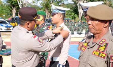 Polres Rote Ndao Gelar Apel Gelar Pasukan Operasi Patuh Turangga 2025, Dorong Budaya Tertib Lalu Lintas