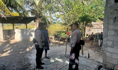 Kapolsek Rote Selatan :  Patroli K2YD , Kegiatan Personel Polsek Rote Selatan Untuk Membangun Rasa Aman di Desa Daleholu