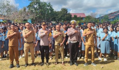 Operasi Patuh Turangga 2025, Kasat Lantas Polres Rote Ndao  Berikan Edukasi Kamseltibcarlantas Di SMAN 1 Rote Selatan