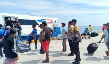 Pengamanan Ketat Di Area Pelabuhan Baa Untuk Jaga Kenyamanan Pengguna Jasa  Transportasi Laut