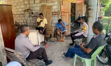 Edukasi Pembinaan Kamtibmas Personel Polsek Rote Tengah Untuk  Kenyamanan Warga