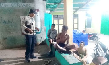 Patroli Malam Personel Polsek Lobalain Untuk Jaga Kamtibmas Dan Cegah Potensi Pidana