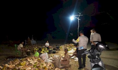 Patroli Malam, Upaya Polsek Rote Timur Untuk Jamin Keamanan Masyarakat