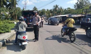 Operasi Patuh Turangga 2025 Polres Rote Ndao Hari Kesembilan, Edukasi Kamseltibcarlantas Untuk Ciptakan Tertib Berlalu Lintas