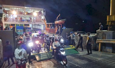 Polsek Pantai Baru Laksanakan Patroli Untuk Amankan Aktifitas Pada Pelabuhan ASDP