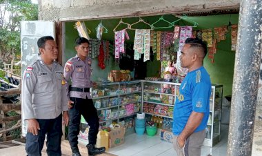 Melalui Kegiatan Preventif, Personel Polsek Rote Barat Laut Tingkatkan Edukasi Kamtibmas Bagi Warga