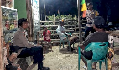Polsek Rote Tengah Laksanakan Patroli Malam untuk Jaga Kamtibmas