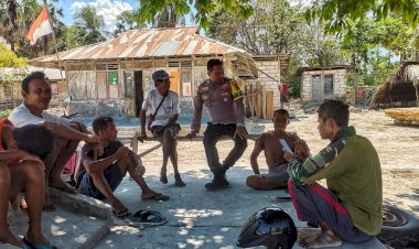 Kegiatan Sambang Bhabinkamtibmas  Polsek Lobalain Bersama Warga Binaan