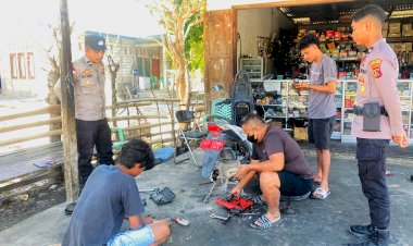 Melalui Patroli Dialogis, Personel Polsek RBD Sampaikan Himbauan Kamtibmas