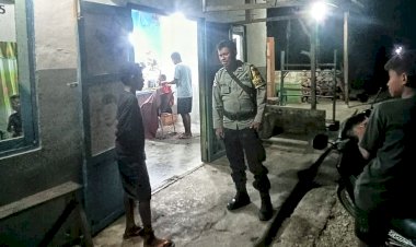 Patroli Dialogis Personel Polsek Rote Barat Laut, Upaya Untuk  Jamin  Rasa Aman Masyarakat