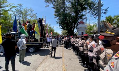 Aksi Unjuk Rasa di Wilayah Hukum Polda NTT Berjalan Damai dan Tertib