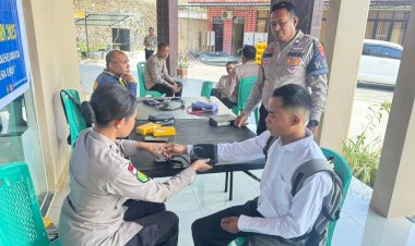 Bakti Kesehatan Jelang HUT Lalu Lintas ke-70, Bagi Masyarakat