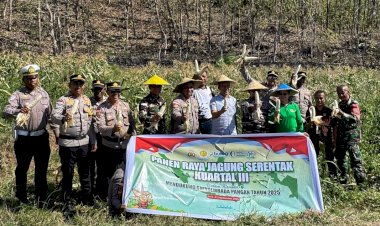 Panen Raya Jagung Kuartal III, Wujud Polri Dukung Asta Cita Pemerintah